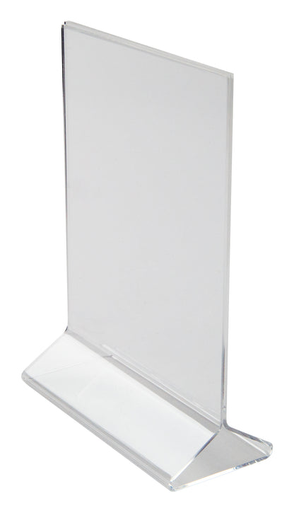 Winco ATCH-57 5" x 7" Acrylic Table Sign Holder