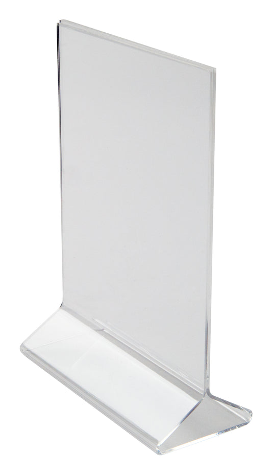 Winco ATCH-57 5" x 7" Acrylic Table Sign Holder