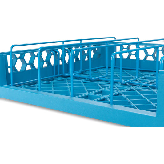 Carlisle RPC14 Carlisle Blue Polypropylene OptiClean Plate Cover Rack 3.25