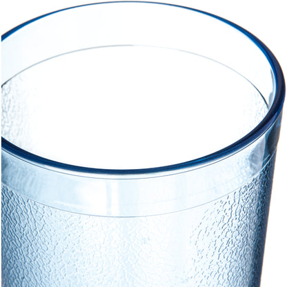 Carlisle 521254 12 oz Blue SAN Stackable Plastic Tumbler