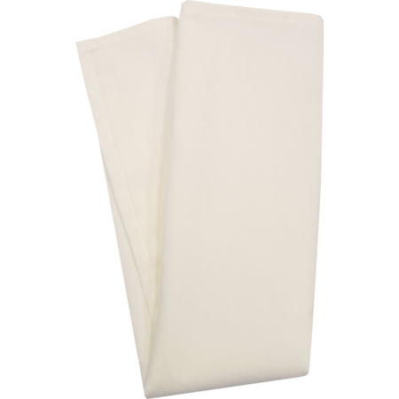Snap Drape 54482020NH081 20" x 20" Ivory Spun Poly Signature Napkin