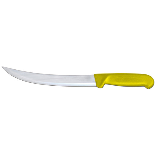 Omcan 12354 10-inch Breaking Knife with Yellow Polypropylene Handle