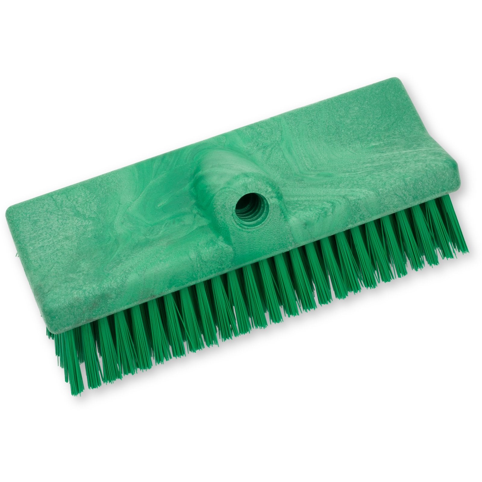 Carlisle 40423EC09 10" Green Color Coded Bi-Level Scrub Brush