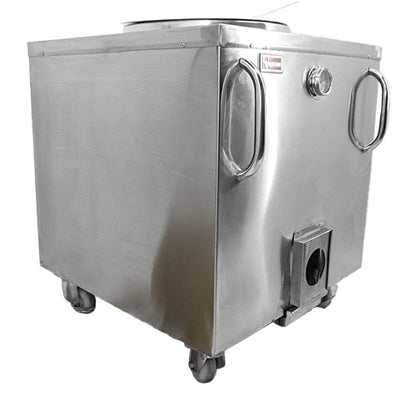 Omcan 47442 34" x 34" Stainless Steel Charcoal Tandoor Clay Oven