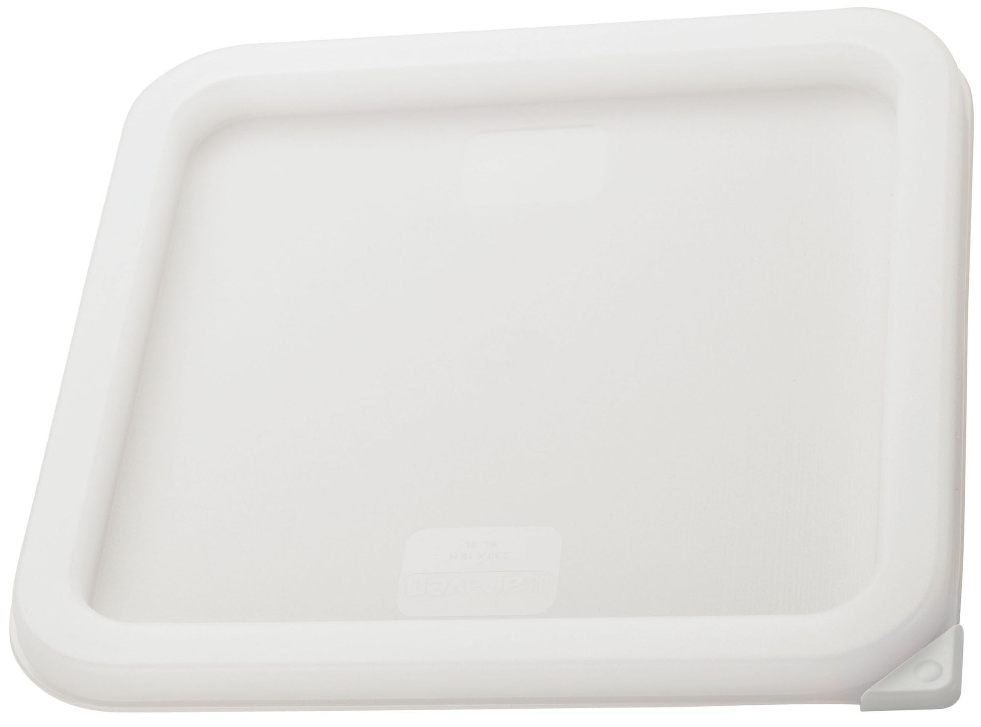 Winco PECC-M White Polyethylene Cover for 6Qt/8Qt Food Containers