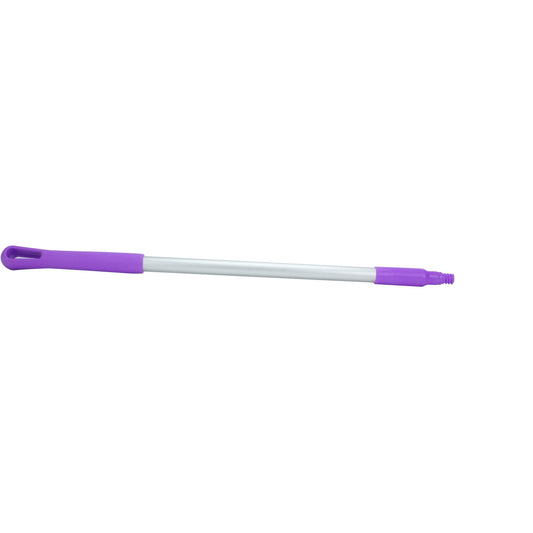 Carlisle 40246EC68 30" Purple Natural Aluminum Handle with Color-Coded Tip and Hang Up Cap