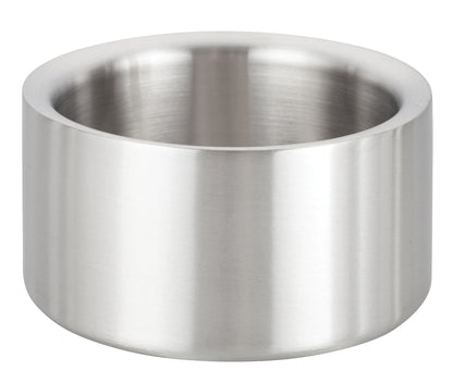 Winco DWCC-5 5" Solid Double-Wall Wine Coaster, Satin Finish