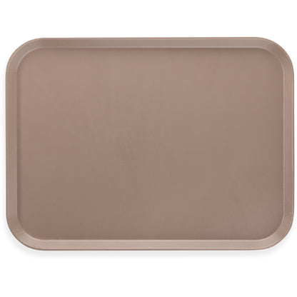 Dinex DX1089M31 15" x 20" Latte Flat Glasteel Tray