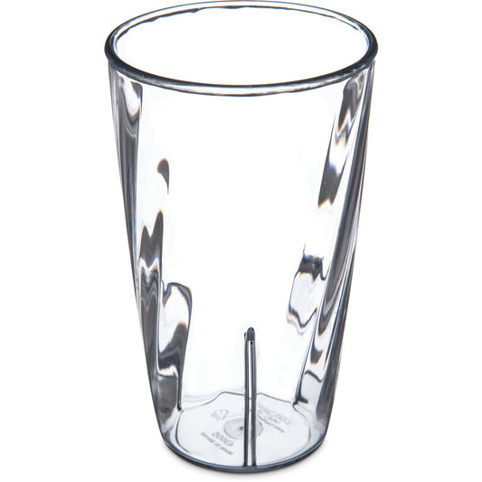 Carlisle 4366607 12 oz Clear Polycarbonate Swirl Tumbler