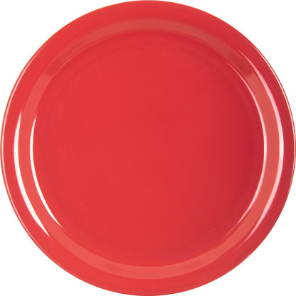 Carlisle KL20005 9" Red Kingline Melamine Dinner Plate