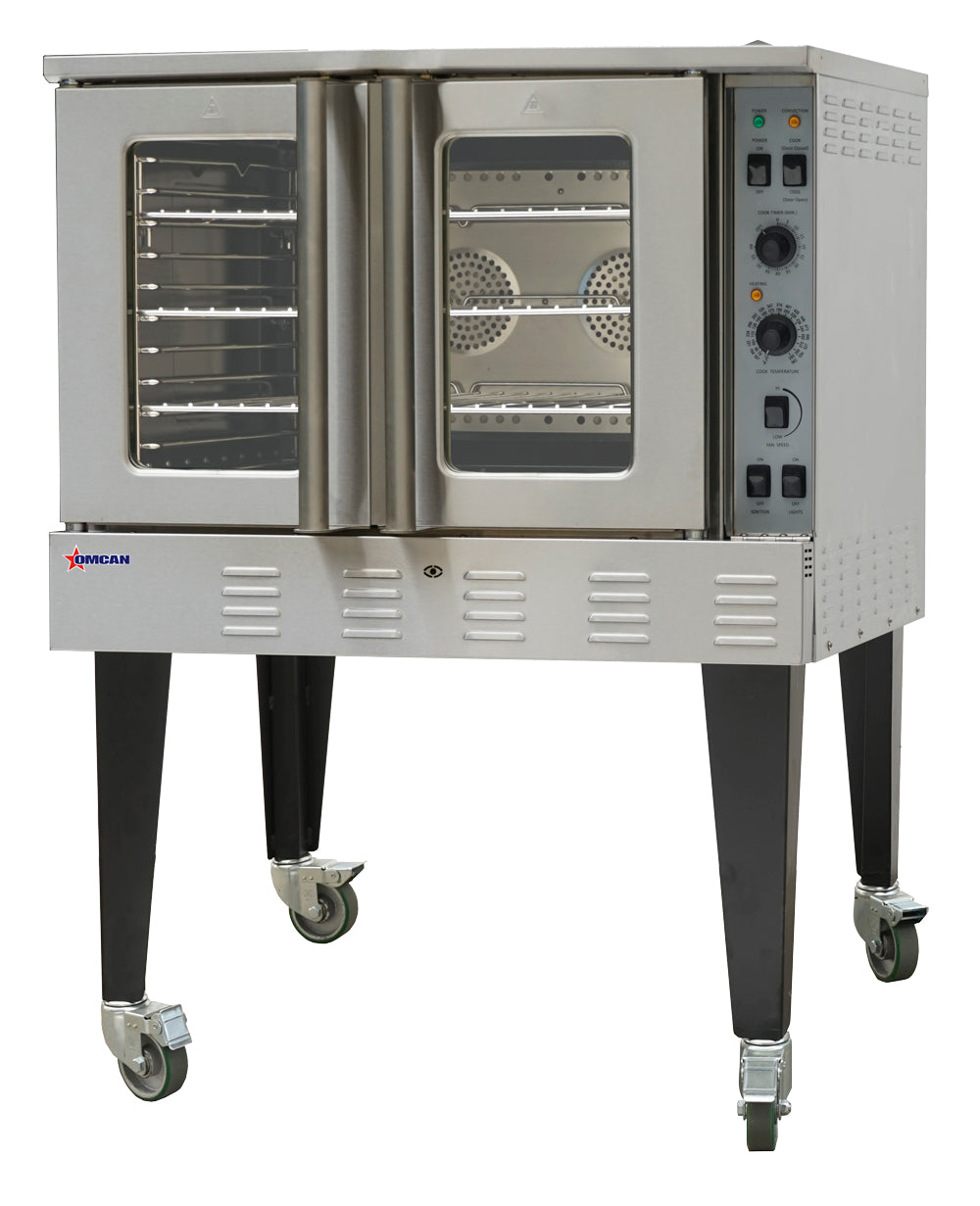 Omcan 47750 Full Size Gas Single Deck Convection Oven