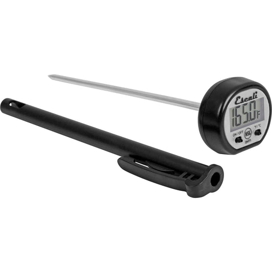 San Jamar THDGPCKT Black Digital Pocket Thermometer NSF Listed