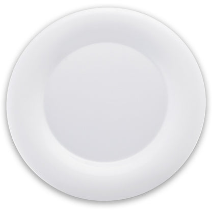 Carlisle 3302402 12" White Sierrus Melamine Wide Rim Dinner Plate