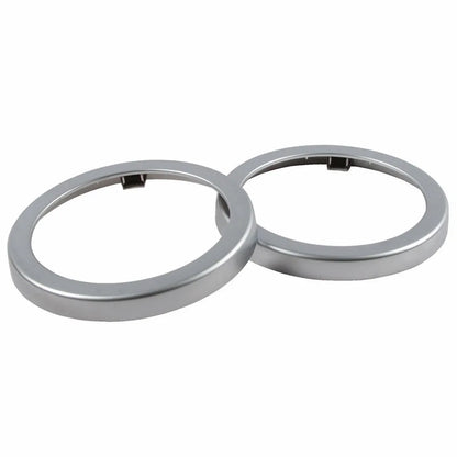 San Jamar C24XC Chrome EZ-Fit Metal Finish Rings for C2410 (2/pk)
