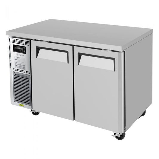 Turbo Air JUR-48 Double Solid Doors Undercounter Side Mount Refrigerator