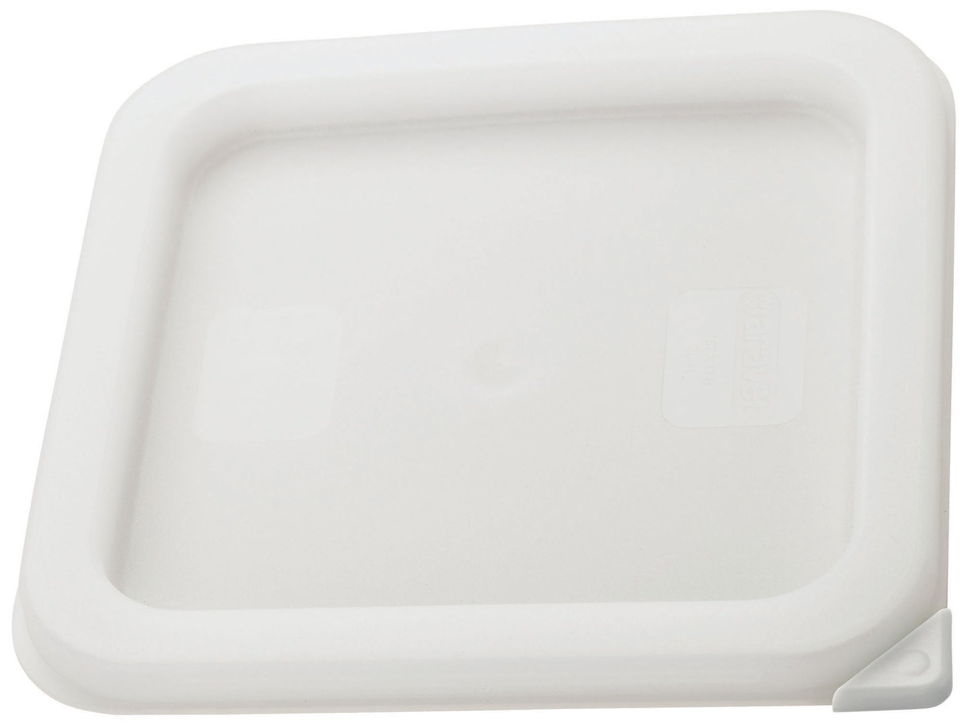 Winco PECC-S White Polyethylene Cover for 2Qt/4Qt Food Containers