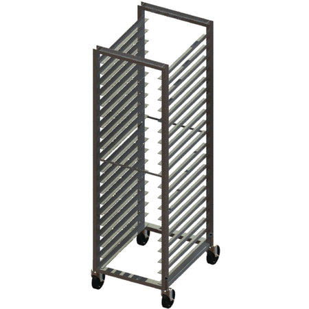 Dinex DXPA72182620 Aluminum Angle Guide Rack