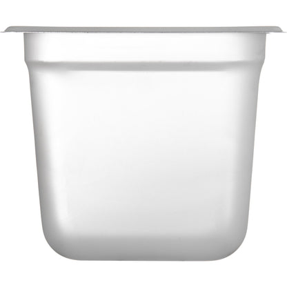Carlisle 607166 1/6 Size Stainless Steel DuraPanLight Gauge Steam Table Hotel Pan, 6" Deep