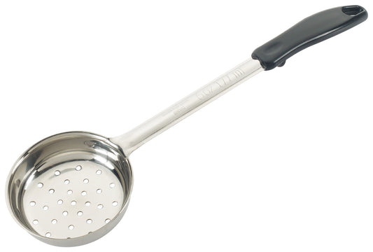 Winco FPP-6 6 oz. Black Stainless Steel Perforated Food Portioner