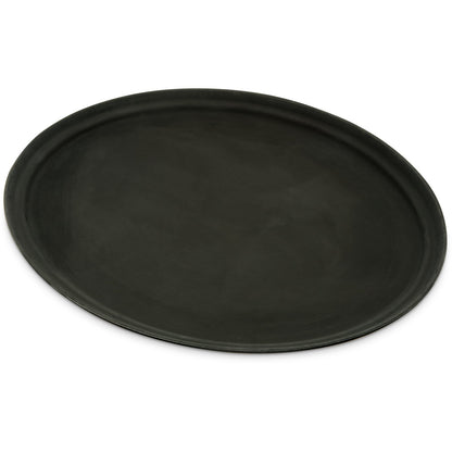 Carlisle 2700GL004 22" x 27" Black Oval GripLite Tray
