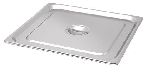 Omcan 80620 2/3-Size Stainless Steel Solid Steam Table Pan Cover