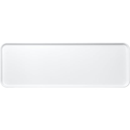 Carlisle 1030FMT301 30" x 10 7/16" x 3/4" Pearl White Fiberglass Market Tray