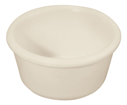 Winco RP-4B 4 oz. Bone Plain Ramekins