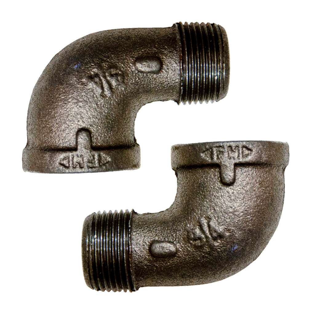 BK Resources BKG-90E50 1/2" 90 Degree Male to Female Fitting