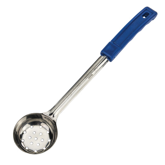 Winco FPPN-2 2 oz. Blue Stainless Steel Perforated Food Portioner