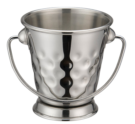 Winco DDSA-101S 3" Stainless Steel Hammered Mini Pail