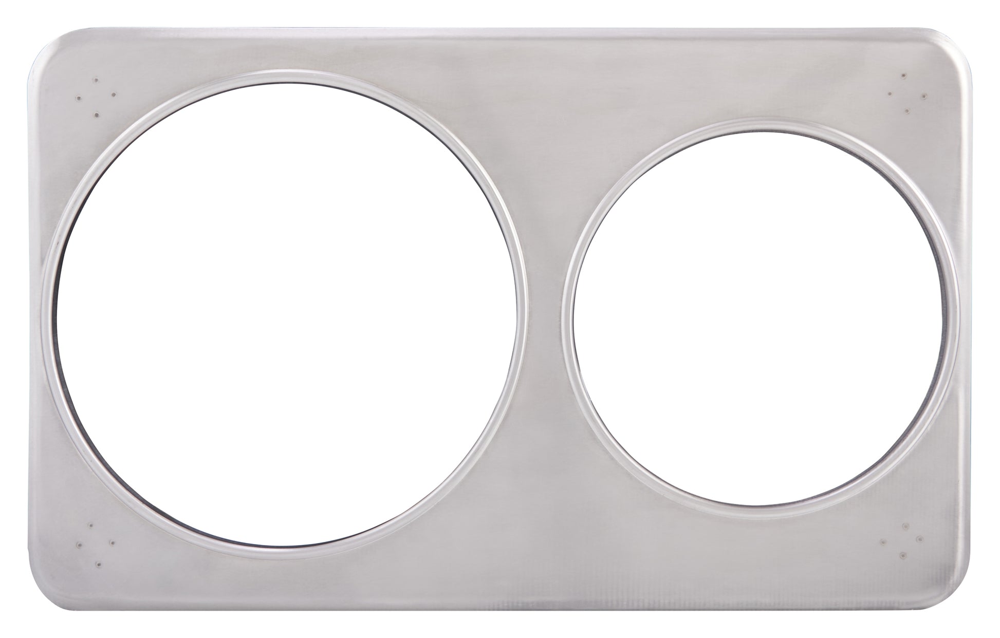 Winco ADP-608 6-3/8" & 8-3/8" Holes Stainless Steel Adaptor Plate