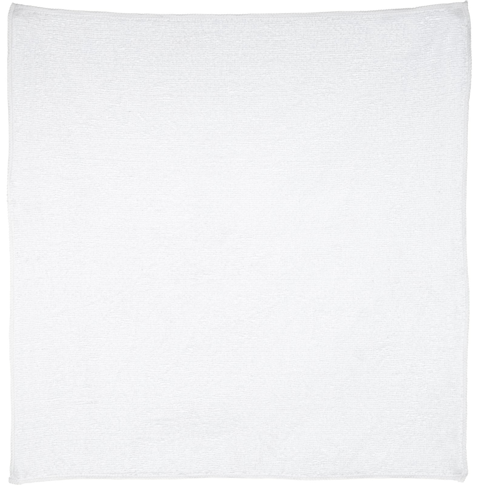 Carlisle 3633402 16" x 16" White Terry Microfiber Cleaning Cloth