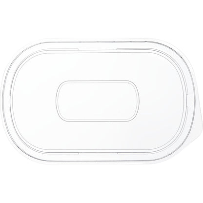 Proex DXL800PDCLR Clear Dome Lid for Microwaveable Medium Entrees (250/cs)