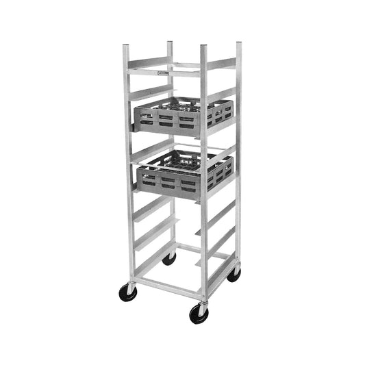 Dinex DXP210 Silver Aluminum Glass Rack