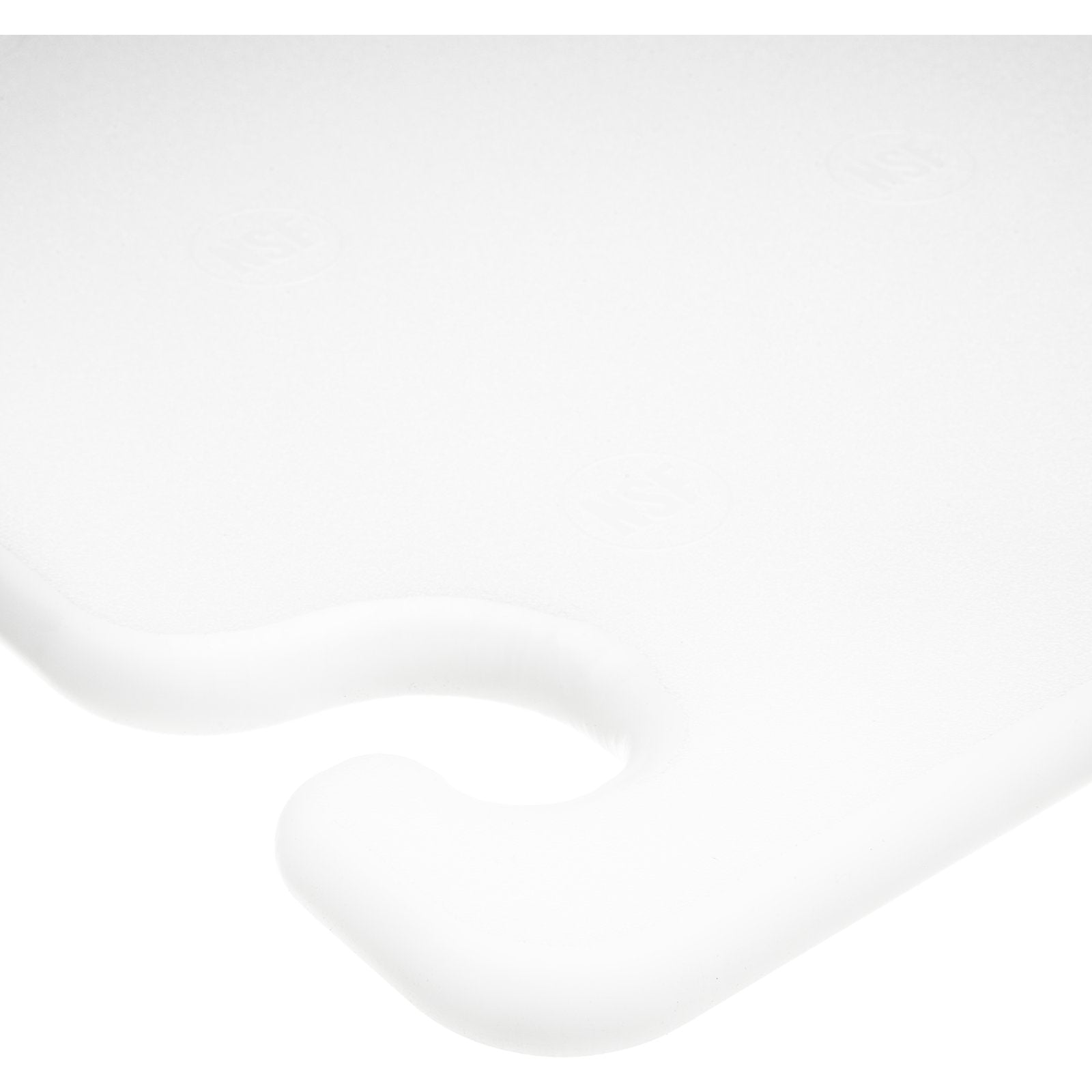 San Jamar CB242434WH 24" x 24" x 0.75" White Cut-N-Carry Cutting Board