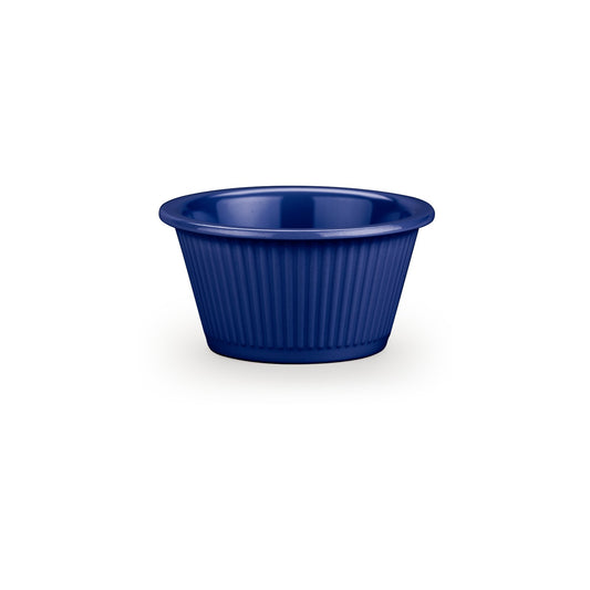 Carlisle S29260 2 oz Cobalt Blue Melamine Fluted Ramekin