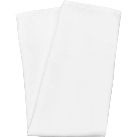 Snap Drape 54432222NH010 22" x 22" White Spun Polyester Microfiber Milan Birdseye Napkin