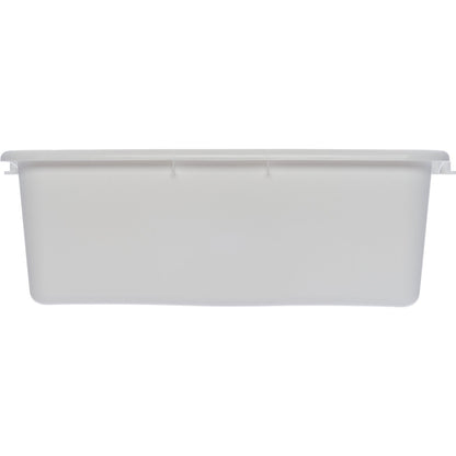 Carlisle N4401102 20" x 15" x 7" White Comfort Curve Tote Box