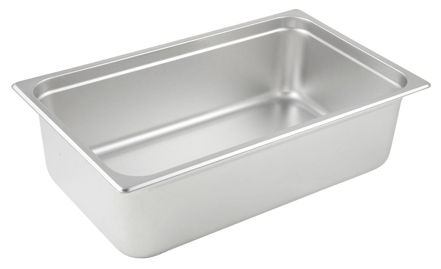Winco SPJL-106 Full-size Stainless Steel Anti-jam Steam Pan, 6" Deep