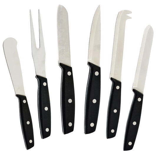 Winco KCS-6 Cheese Knife Set w/ POM handle