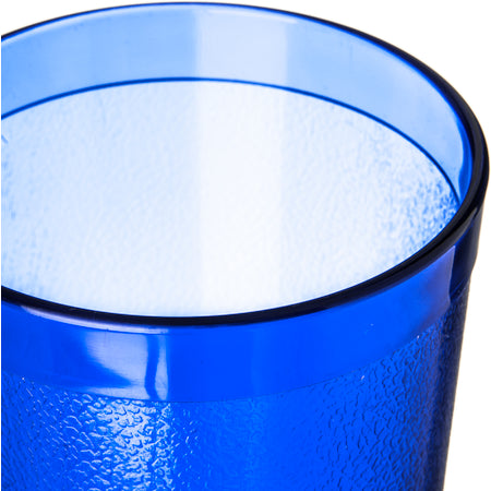 Carlisle 521647 16 oz Royal Blue SAN Stackable Plastic Tumbler