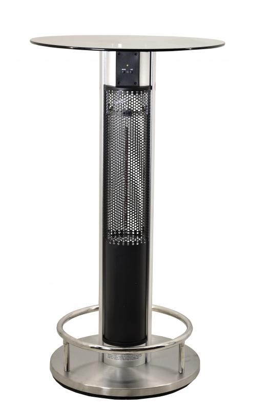 Omcan 43123 Patio Heater with Table and Remote Control