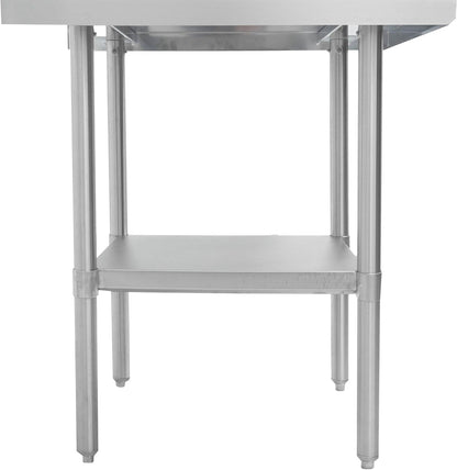 Thorinox DSST-3015-SS 30"x15" Stainless Steel Work Table with Stainless Steel Undershelf & Legs