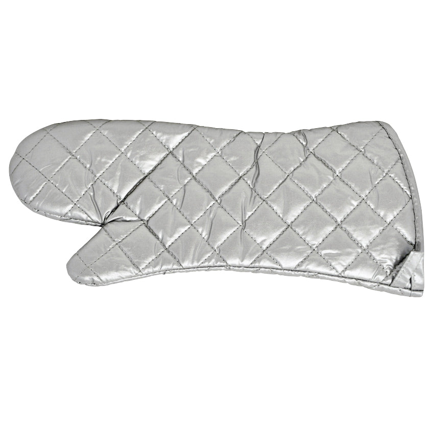 Omcan 46343 17-inch Silver Coated Heat Resistant Oven Mitt