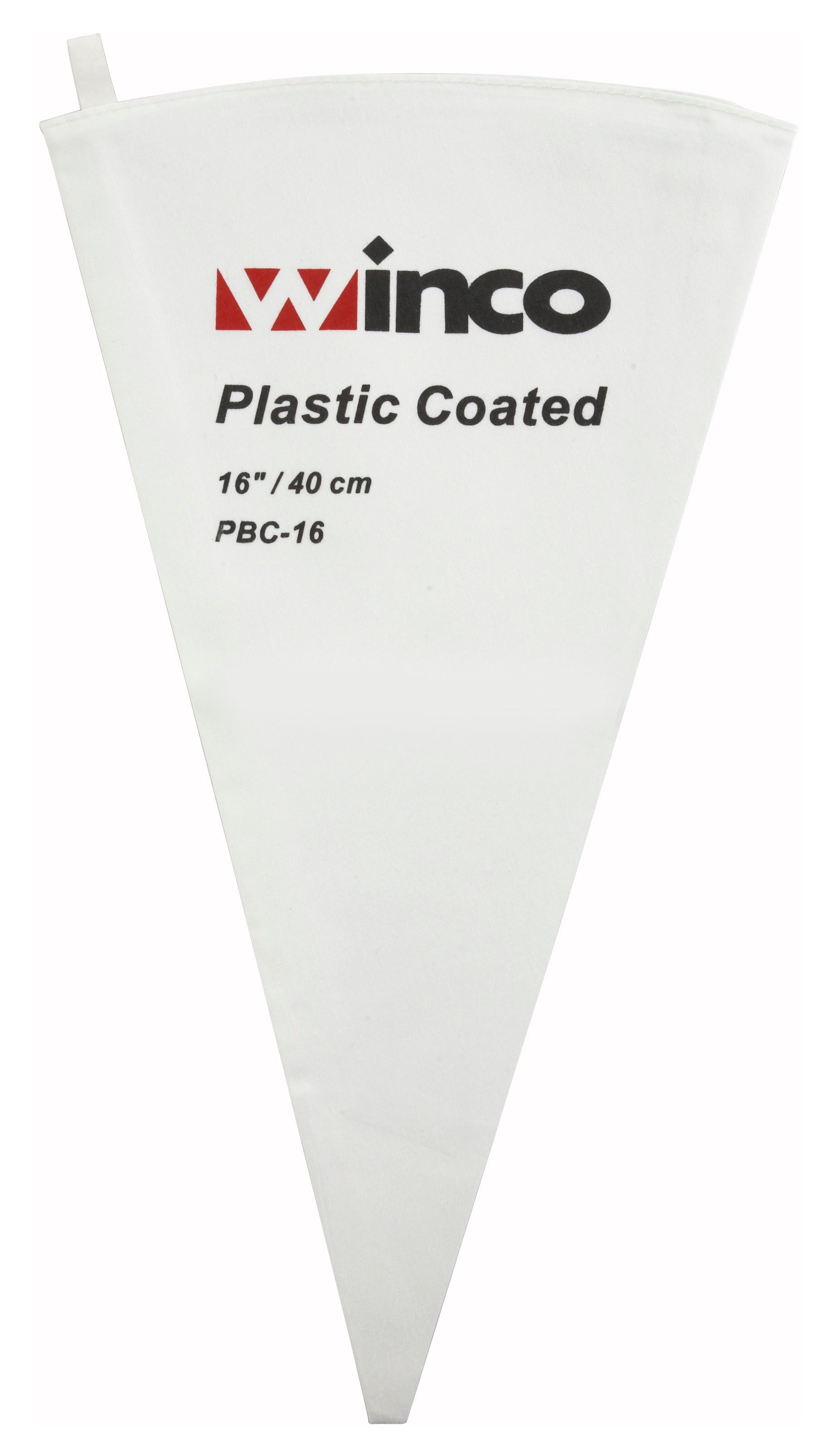 Winco PBC-16 16" Cotton w/ Plastic Coating Pastry Bag