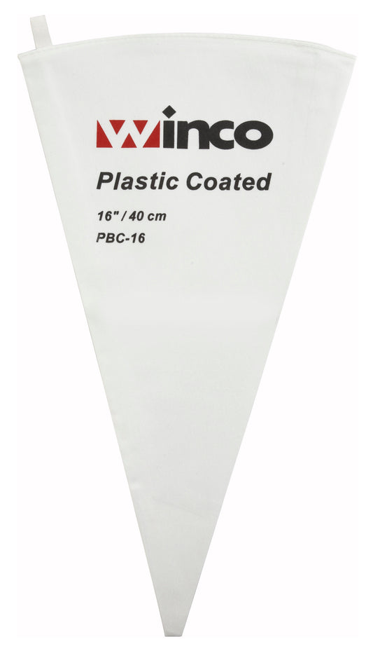 Winco PBC-16 16" Cotton w/ Plastic Coating Pastry Bag