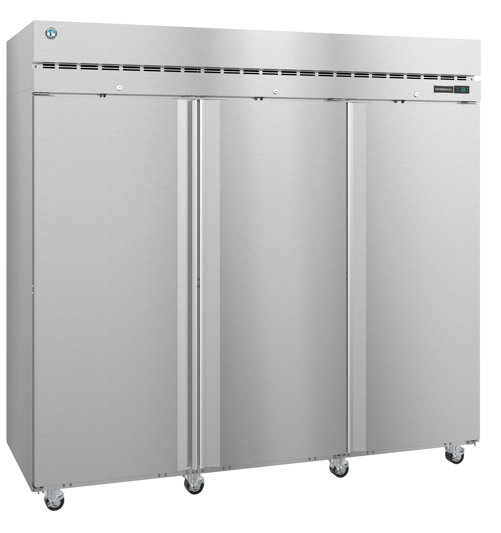 Hoshizaki R3A-FS Three Section Full Stainless Door with Lock Upright Refrigerator