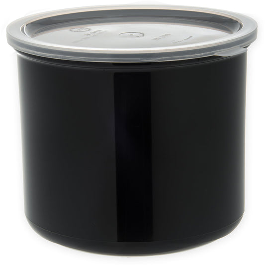 Carlisle 030403 4 Qt Black Classic Crock with Lid