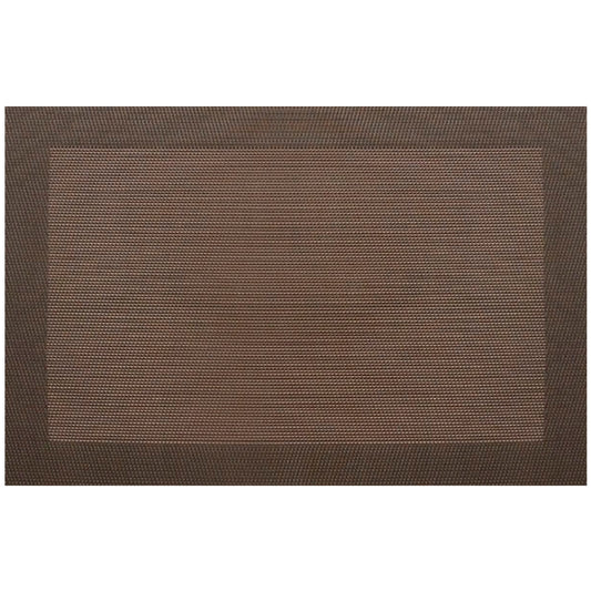 Carlisle PMREN515 12" x 18" Chocolate Vinyl Cityscape Placemat