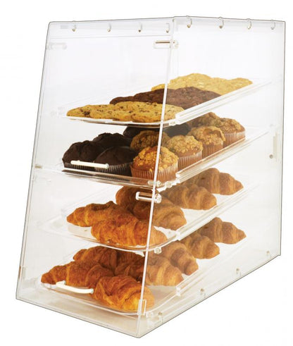 Omcan 80569 Acrylic Display Case with 4 Trays